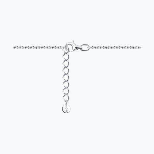 Браслет из серебра с полудрагоценными вставками из родированное серебро — вид 4