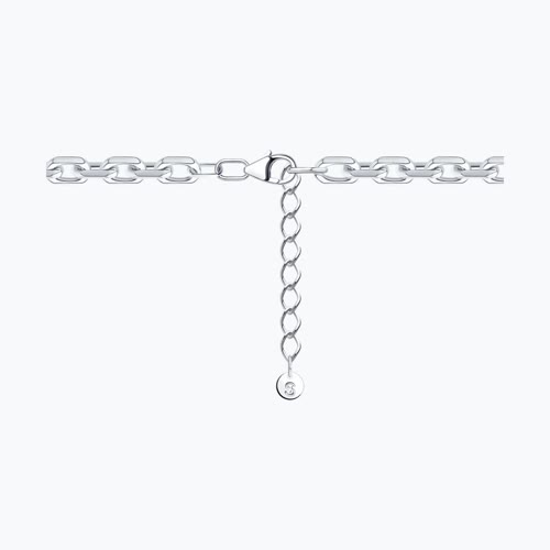 Браслет из серебра с топазом и фианитами из серебро — вид 2