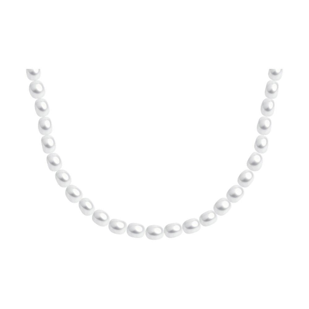 Колье из серебра с жемчугом - видео на модели