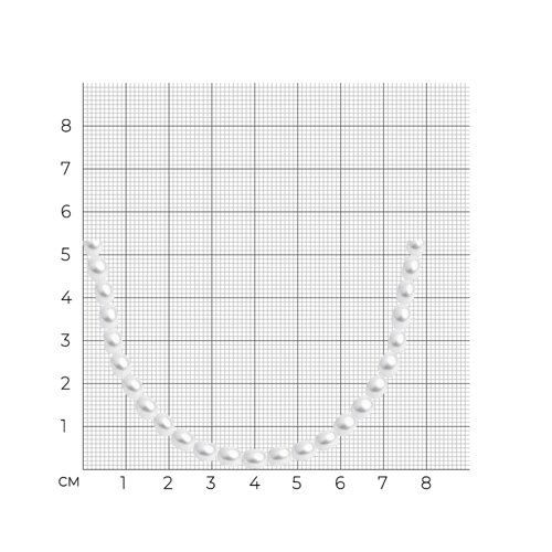 Колье из серебра с жемчугом из серебро — вид 4