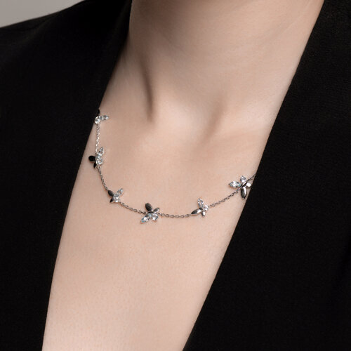 Колье из серебра с топазами из серебро — вид 3