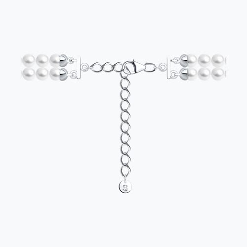 Колье из серебра с жемчугом из серебро — вид 2