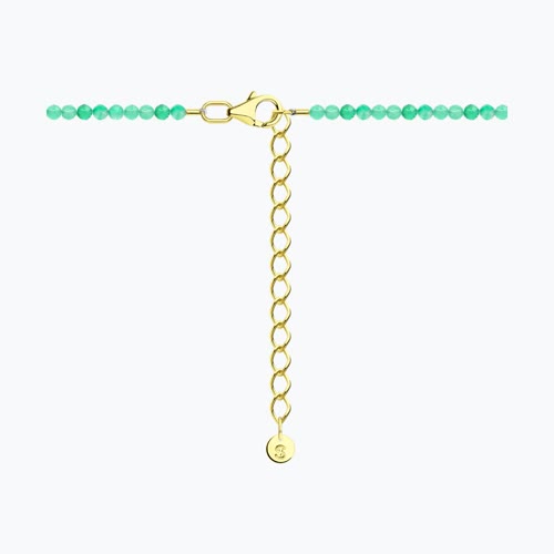 Колье из серебра с полудрагоценными вставками из серебро — вид 2