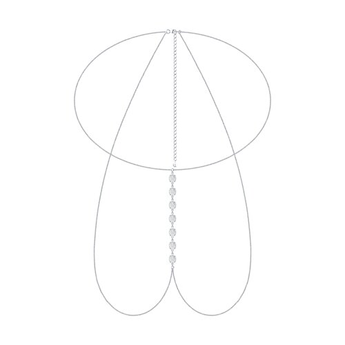 Колье из серебра с горным хрусталем