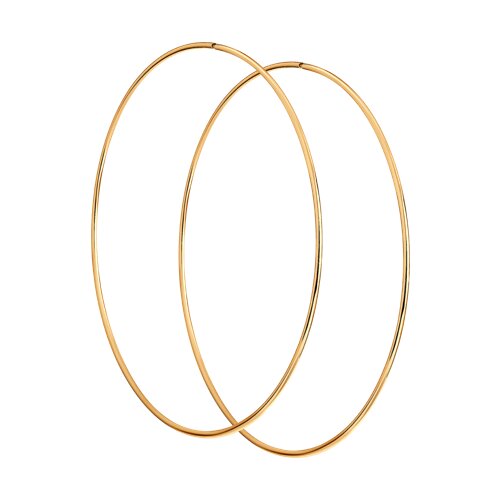 Серьги из золоченого серебра из серебро