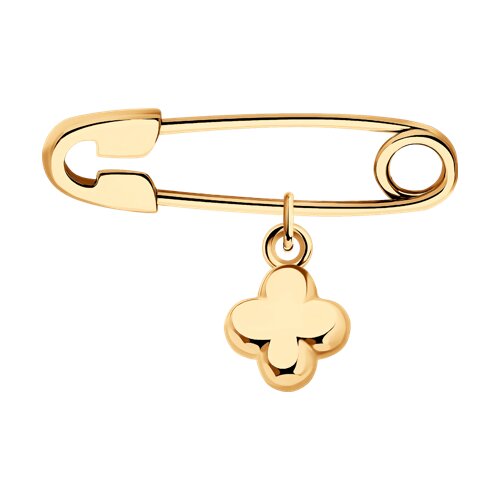 Брошь из серебра - видео на модели