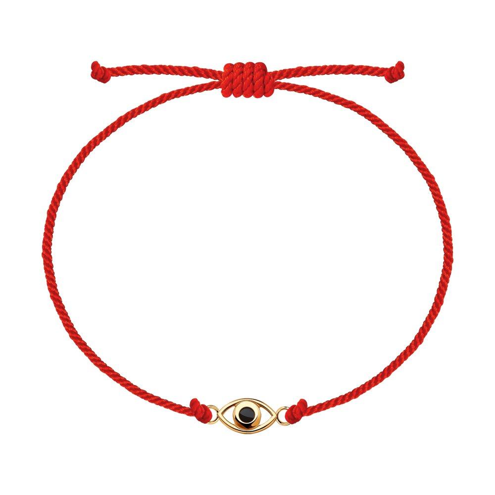 Браслет из золочёного серебра.Символ «Защита» - фото 1