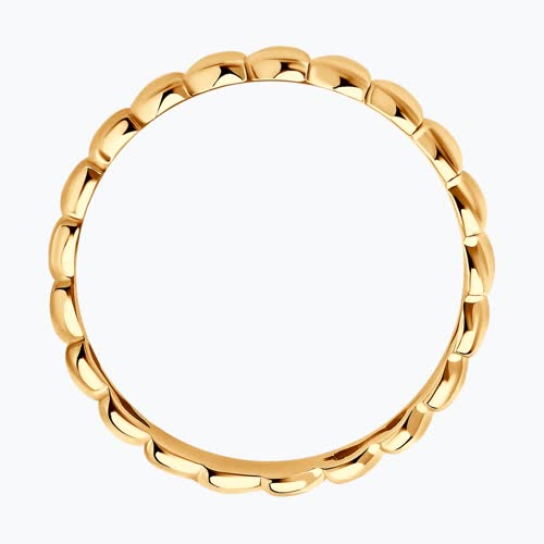 Позолоченное кольцо из серебра из серебро — вид 2