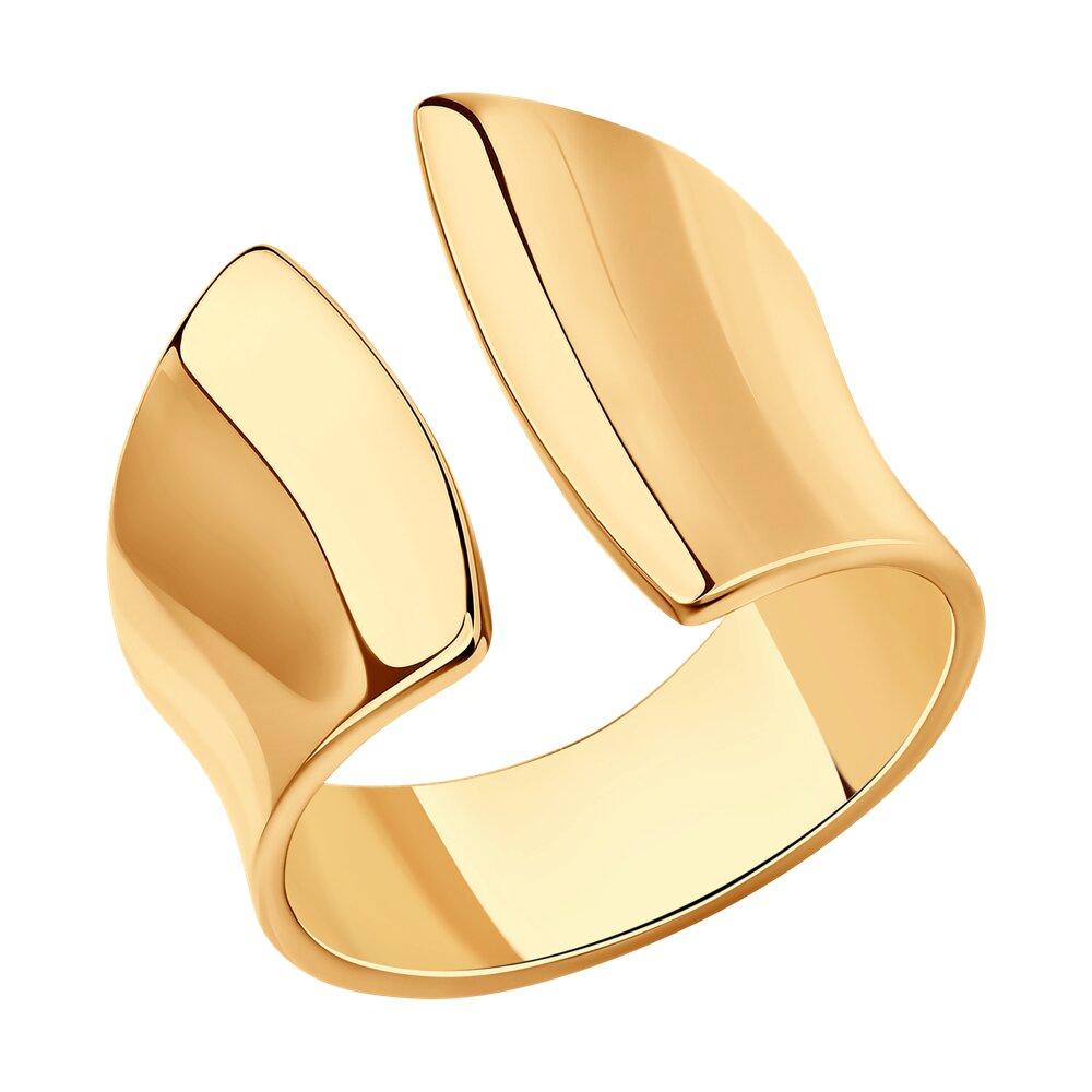 Кольцо из золочёного серебра - видео на модели