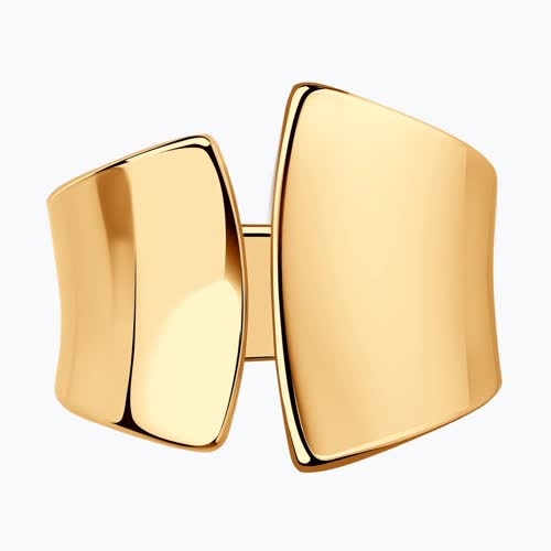 Кольцо из золочёного серебра из серебро — вид 3