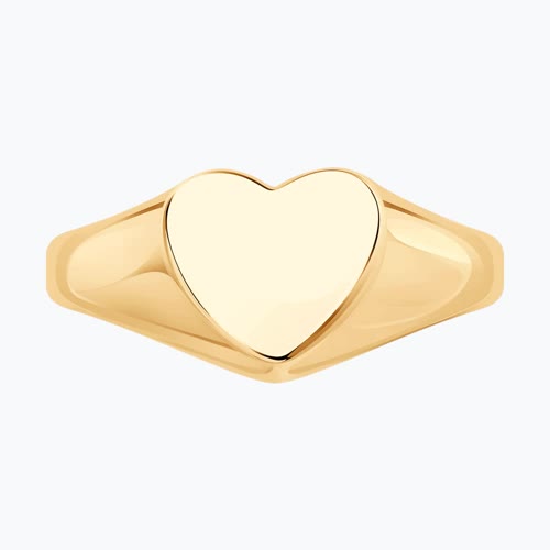 Кольцо из золочёного серебра из серебро — вид 2