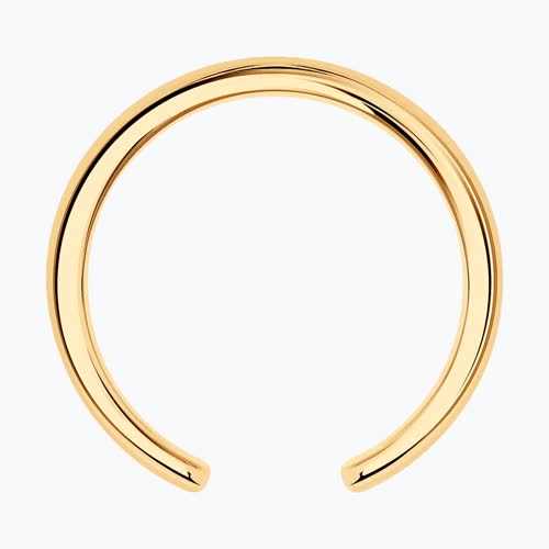 Кольцо на фалангу из золочёного серебра из золочение розовое — вид 4