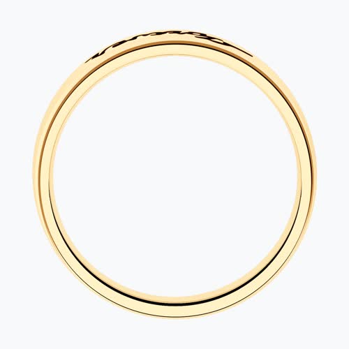 Кольцо из золочёного серебра с эмалью из серебро — вид 2