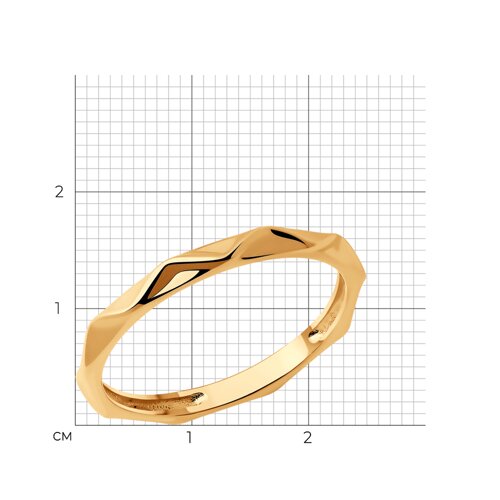 Кольцо из золочёного серебра из серебро — вид 6