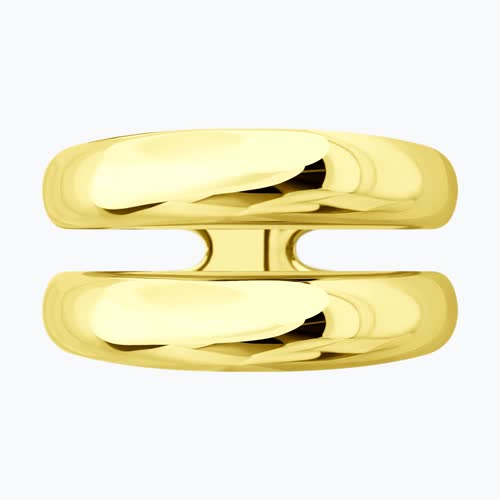 Кольцо из золочёного серебра из серебро — вид 2