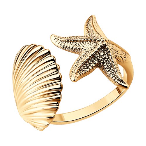 Кольцо из золочёного серебра - видео на модели