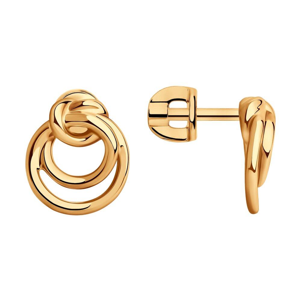 Серьги из золоченого серебра - видео на модели