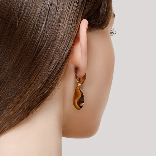 Серьги из золоченого серебра из серебро — вид 2