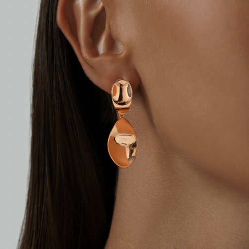 Серьги из золоченого серебра из серебро — вид 3