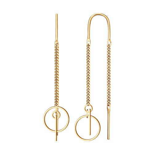 Серьги из золоченого серебра - видео на модели