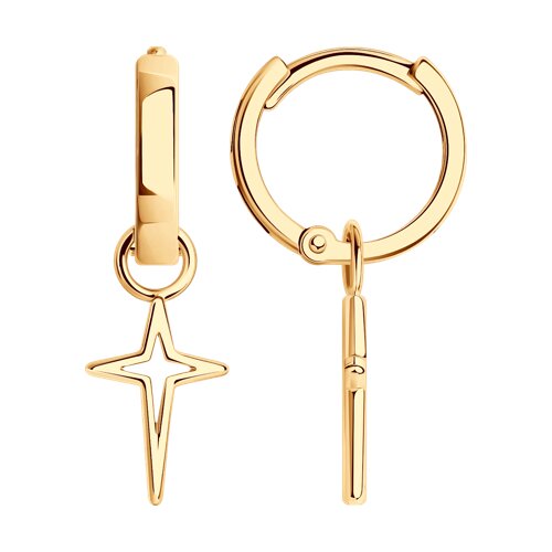 Серьги из золоченого серебра - видео