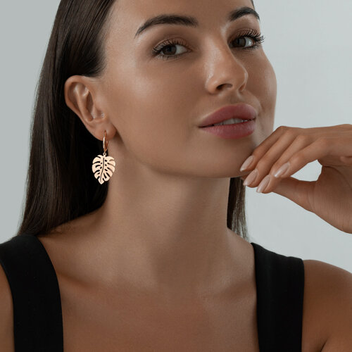 Серьги из золочёного серебра из серебро — вид 3