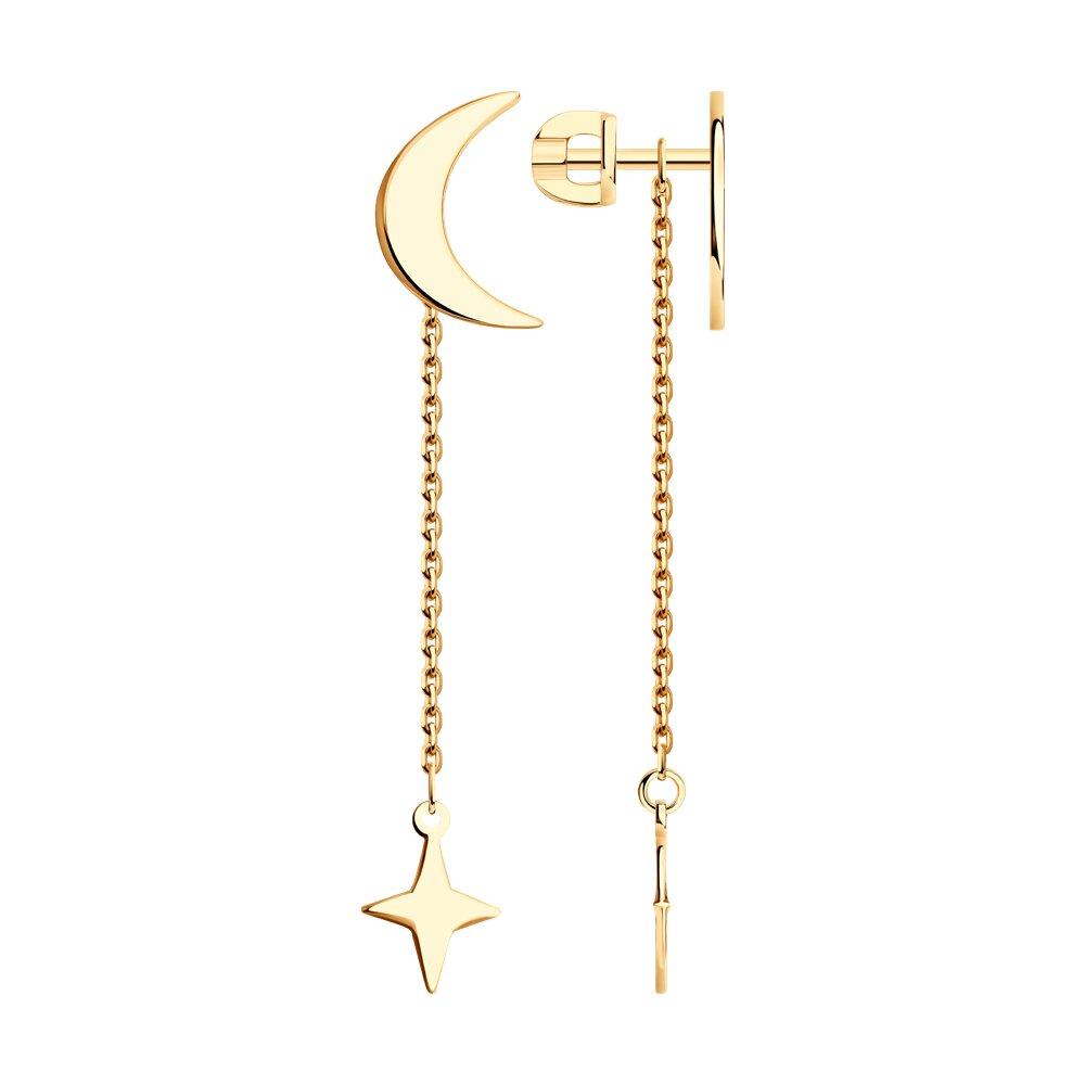 Серьги из золочёного серебра - видео на модели