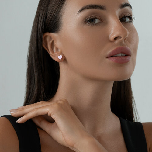 Серьги из золочёного серебра с эмалью из серебро — вид 4