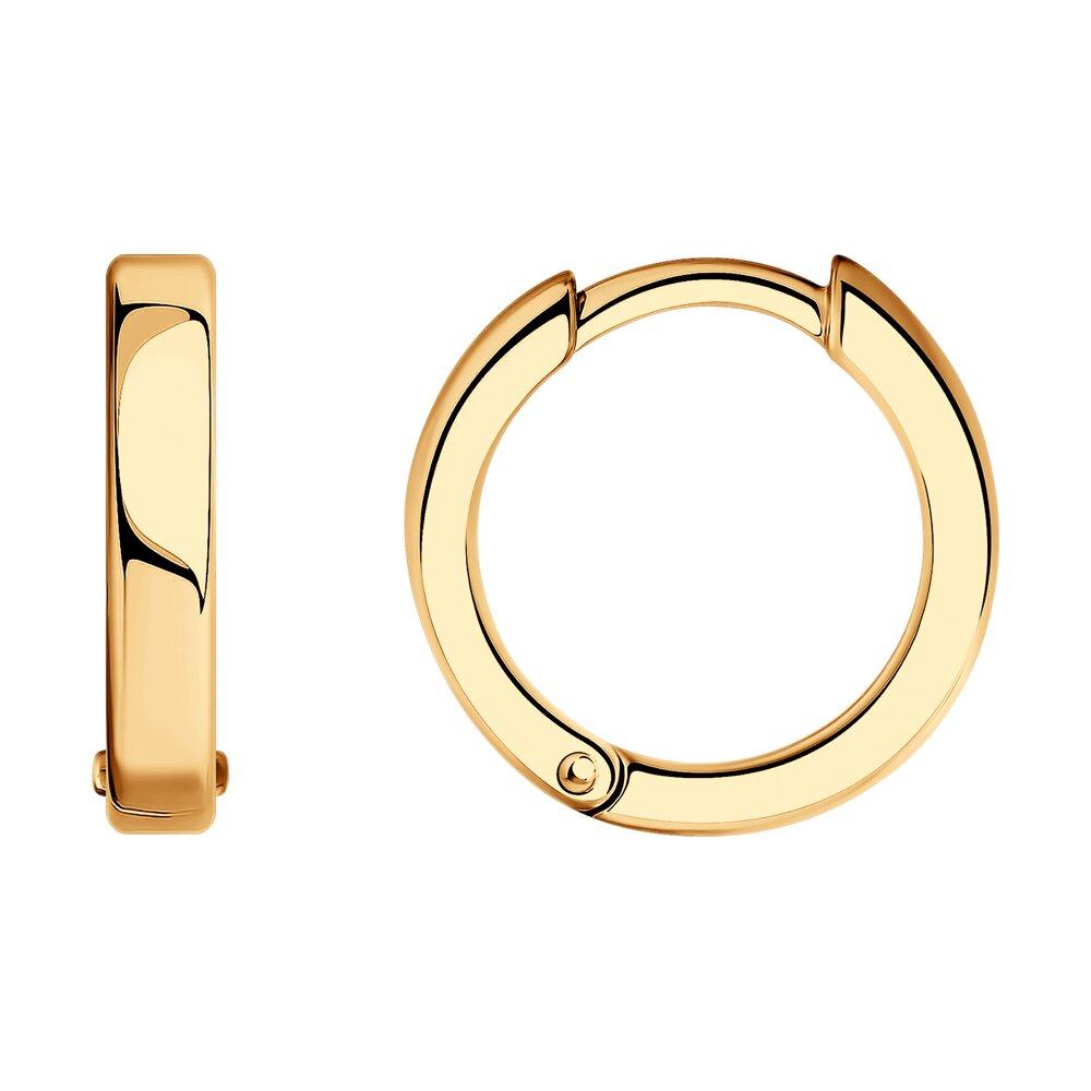 Серьги из золоченого серебра из серебро