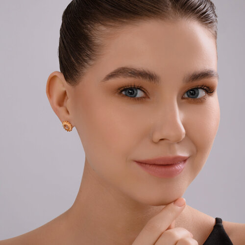 Серьги из позолоченного серебра из серебро — вид 4