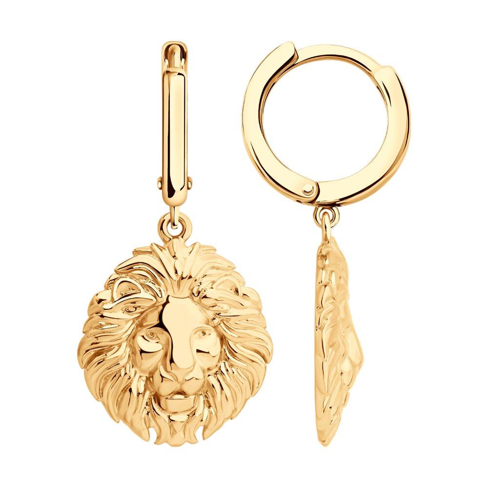 Серьги из золоченого серебра - видео на модели