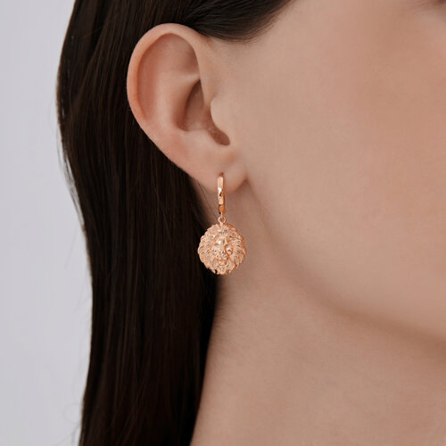 Серьги из золоченого серебра из серебро — вид 3