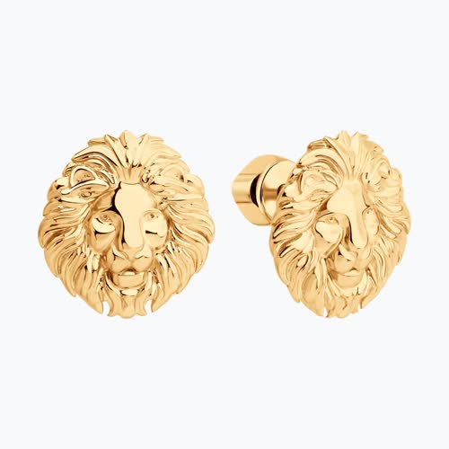 Серьги из золоченого серебра из серебро — вид 2