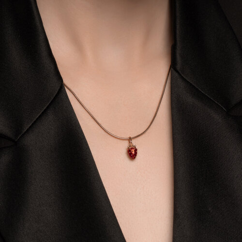 Подвеска из золочёного серебра с эмалью из серебро — вид 4