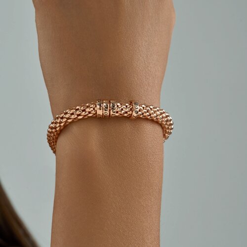 Позолоченный серебряный браслет с эмалью из серебро — вид 2