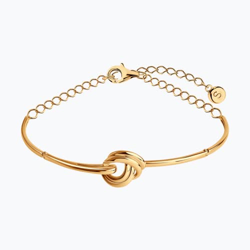 Браслет из золоченого серебра - видео на модели