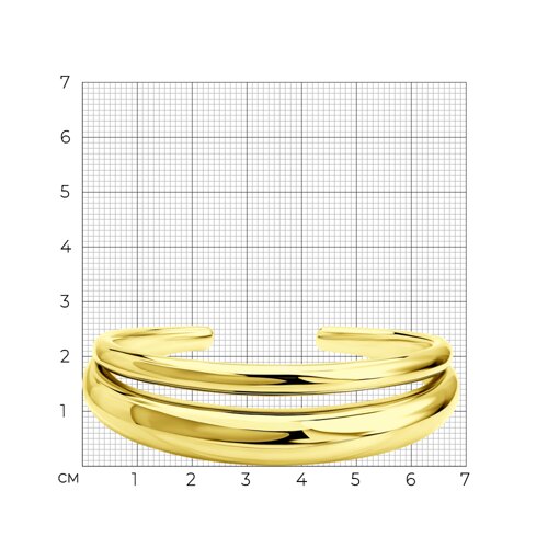 Браслет из золоченого серебра из серебро — вид 3