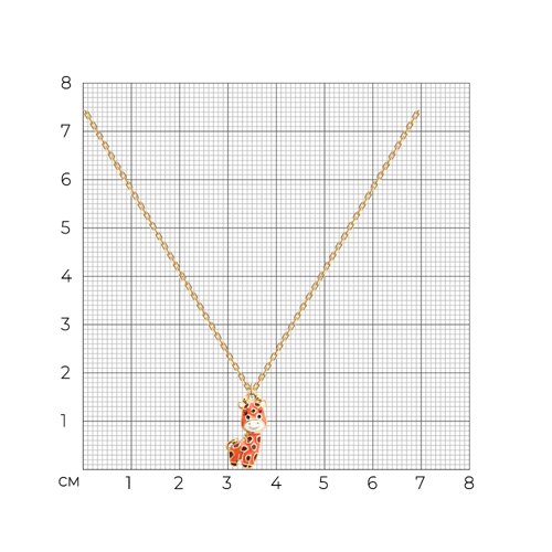 Колье из золочёного серебра с эмалью из серебро — вид 4
