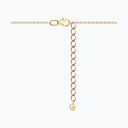 Колье из золочёного серебра с эмалью из серебро — вид 2