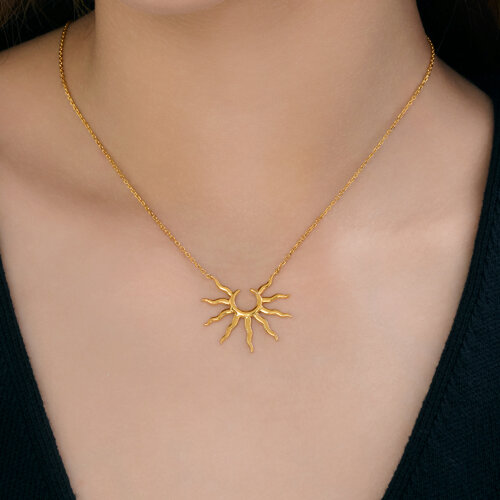 Колье из золоченого серебра из серебро — вид 3