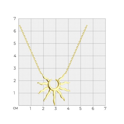 Колье из золоченого серебра из серебро — вид 5