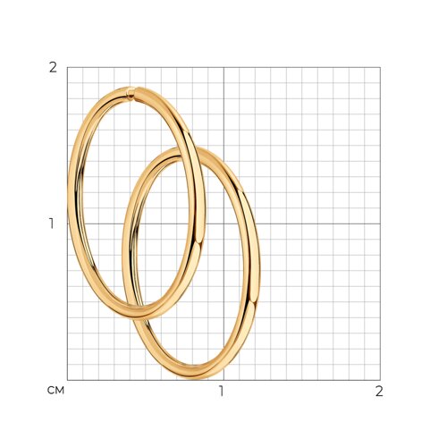 Серьги из золоченого серебра из серебро — вид 2
