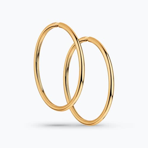 Серьги из золоченого серебра из серебро