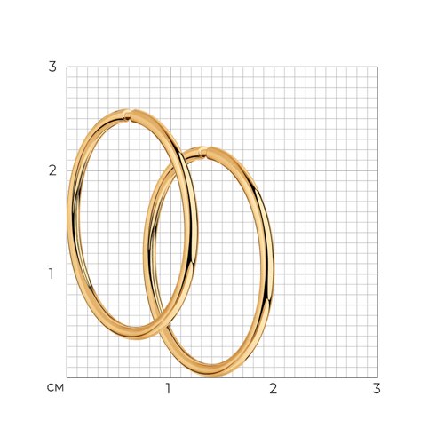 Серьги из золоченого серебра из серебро — вид 3