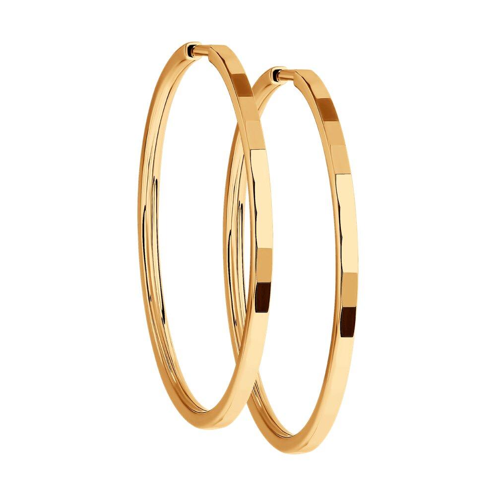 Серьги из золоченого серебра из серебро