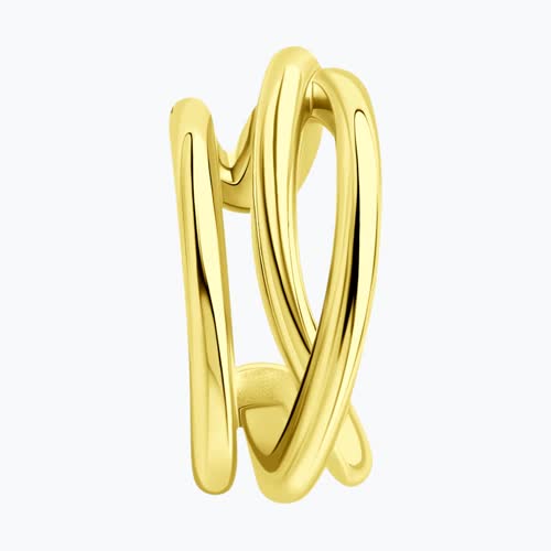 Серьга из золочёного серебра из серебро — вид 2