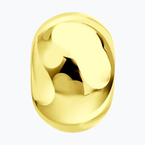 Серьга из золочёного серебра из золочение желтое — вид 6