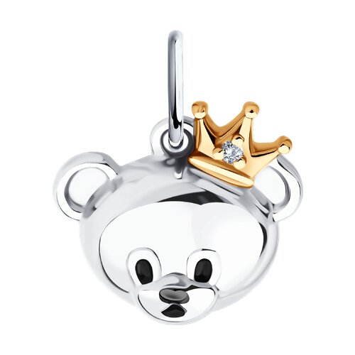 Подвеска из золочёного серебра