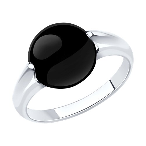 Кольцо из серебра с агатом