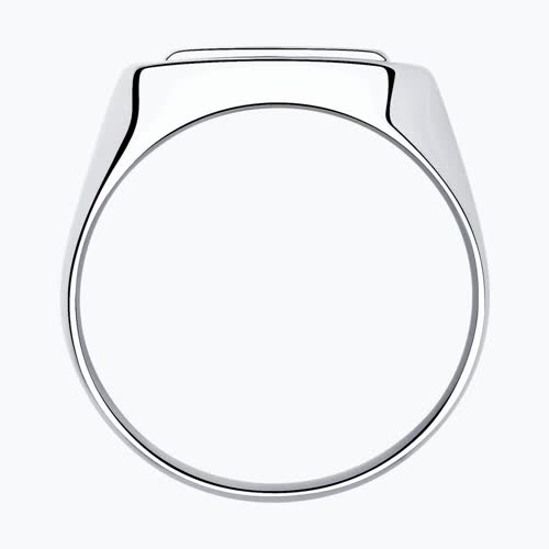 Печатка из серебра с гравировкой из серебро — вид 3